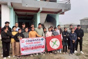 गैँडाकाेट ५ मा शरद रिमालको अध्यक्षतामा नेविसंघ वडा समिति गठन