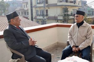 ओलीलाई भेट्न बालकोटमा प्रधानमन्त्री प्रचण्ड
