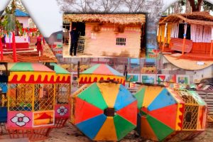 नवलपुरकाे  चोरमारामा आजबाट मध्यविन्दु महोत्सव सुरु हुदै