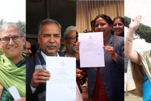 उपराष्ट्रपति पदका लागि चार जनाको उम्मेदवारी, १० दलीय गठबन्धनकै तीन जना