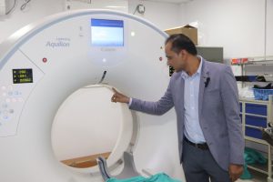 चितवन कालिका ईमेजिङ्ग सेन्टरमा अत्याधुनिक सिटी स्क्यान मेसिन सञ्चालनमा