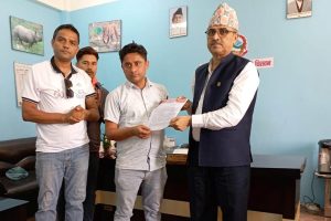 राष्ट्रपतिको कदम र भारतको मिचाहा प्रबृत्ति विरुद्ध युवा संघ चितवन आन्दोलित