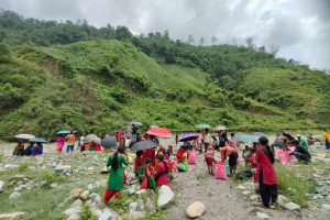 Distribution of food items to 248 households by Nepal Little Flower Society