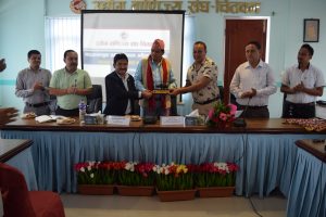 चितवनका प्रमुख जिल्ला अधिकारी थापालाई स्वागत