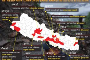 बाढी पहिरोका कारण देशैभर मुख्य राजमार्ग प्रभावित
