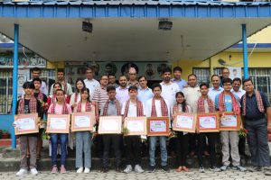 भरतपुरको गुरुकुल कलेजले गर्यो विद्यार्थीहरूलाई सम्मान