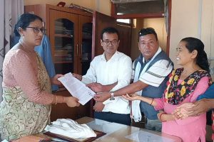 धार्मिक र सांस्कृतिक स्थल पुनस्थापना गर्न माग गर्दै प्रमुख जिल्ला अधिकारीलाई ज्ञापन पत्र पेश