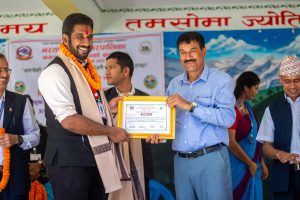 Little Flower School is awarded  as the best school by Bharatpur Metropolitan