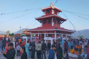 मौलाकालिका मन्दिरमा भक्तजनको भीड