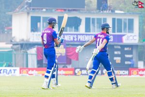 माल्दिभ्सलाई नेपालले दियो २ सय १३ रनको लक्ष्य