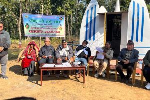 तमू प्ये ल्हु संघको ल्होसार नारायणी किनारमा हुँदै
