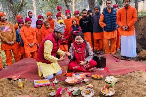 बागिश्वरीमा गुरुकुल भवनको शिलान्यास