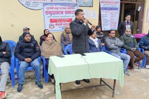 खैरहनीमा विपन्न बस्तीमा गृहकार्य कक्षा सञ्चालन