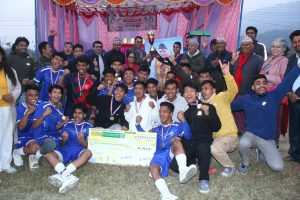 अन्तर मावि जिल्लास्तरीय फुटबलको उपाधि अक्सफोर्ड कलेजलाई
