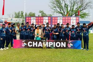 इण्डो–नेपाल टी–२० च्याम्पियनसीपको उपाधि भारतको कोलकातालाई