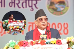 ‘भरतपुरको विकासमा प्रधानमन्त्रीको भूमिकाको जति प्रशंसा गरे पनि कम हुन्छ’- रेनु दाहाल