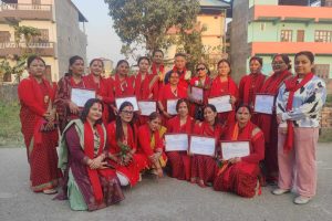 गैँडाकोटको श्रीनगर महिला विकास संस्थामा नयाँ नेतृत्व, अध्यक्षमा सापकोटा चयन