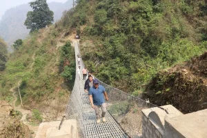 इच्छाकामनाको थाप्राङ-तिपाङ जोड्ने झोलुङ्ग पुल निर्माण