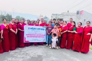 बालबालिकाहरुको स्वास्थ्य सम्वन्धी सचेतना जगाउँदै पारिजात आमा समूह