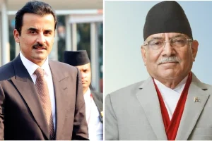 प्रधानमन्त्री प्रचण्ड र कतारका अमिरबीच आज द्विपक्षीय वार्ता, विभिन्न सम्झौतामा हस्ताक्षर हुने