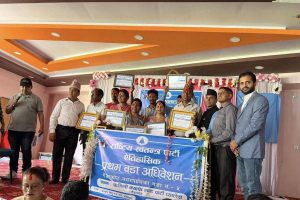 रास्वपाद्धारा गैँडाकोटका तीन वडामा नयाँ कमिटी गठन