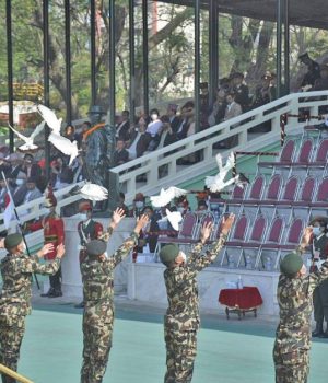 गणतन्त्र दिवसको रौनक: सैनिक मञ्चमा विशेष समारोह, प्रधानमन्त्रीले सम्बोधन नगर्ने
