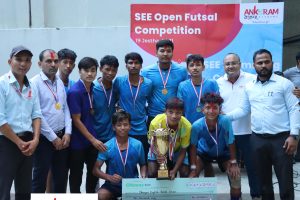 ‘अङ्कुरम् एसइई ओपन फुटसल कम्पिटिसन’को उपाधि नारायणी पब्लिकलाई