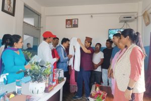 कालिका नगरपालिकाका  सव-इन्जिनियर  श्रेष्ठको विदाई