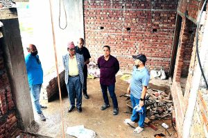बागमती प्रदेशका अर्थमन्त्री थपलियाद्वारा प्रेस चौतारी चितवनको भवनको अवलोकन