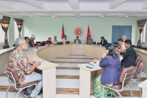 नेकपा (एमाले)  को सचिवालय बैठक बस्दै