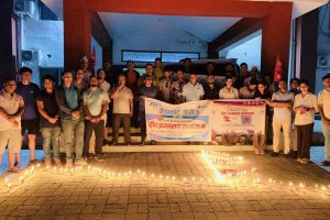 संविधान दिवसको अवसरमा गैँडाकोटमा दीप प्रज्वलन