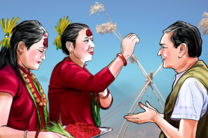 दशैंको टीकाको उत्तम साइत ११ बजेर ३६ मिनेटमा
