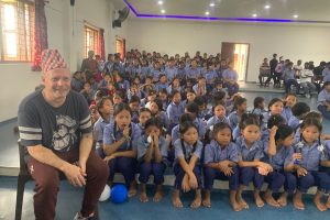 Peter Lohmann of the “Magic Moments” from Switzerland completes Ten Years of his services in Nepal.