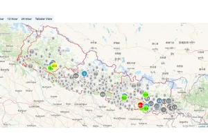 आज कोशी र बागमती प्रदेशमा भारी वर्षाको सम्भावना, तराईमा हावाहुरी