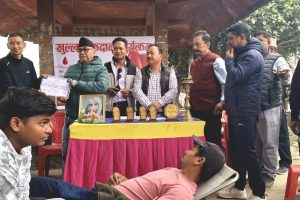 परियार सेवा समाजको रक्तदान कार्यक्रममा ७५ जनाद्वारा रक्तदान
