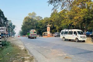 बुटवल–गोरुसिंगे सडक विस्तार शिलान्यास हुँदै