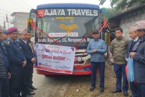भरतपुरदेखि कावासोतीसम्म कर्मचारीका लागि छुट्टै बस संचालन