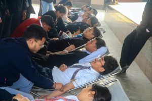 अक्सफोर्ड कलेजमा रक्तदान – १४६ युनिट रगत संकलन