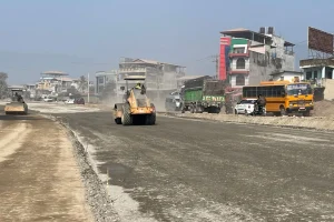 नारायणघाट बुटवल सडक विस्तारले गति लिँदै
