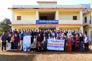 चितवन हस्पिटल र ह्याम्स हस्पिटलद्वारा तनहुँको कोटामा निःशुल्क स्वास्थ्य शिविर