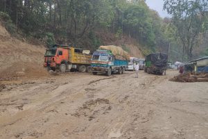 वर्षाले नारायणगढ-बुटवल सडक अवरुद्ध