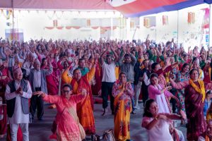 कोटीहोममा हजार कन्याको पूजा र हजार ज्येष्ठ नागरिकलाई सम्मान गरिँदै
