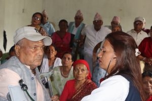समाजका स्तम्भलाई सम्मान – गैँडाकोटमा जेष्ठ नागरिकको स्वास्थ्य परीक्षण र औषधी वितरण