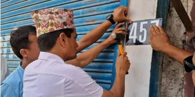 कालिका नगरपालिकामा जिपिएस प्रणालीमा आधारित घर नम्बर