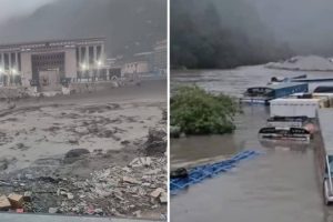 रसुवा बाढी – ५५ जनाको उद्धार, १८ जना बेपत्ता