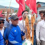 गैंडाकोटमा नेपाल प्रिमियर लिग ट्रफीको भव्य स्वागत