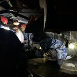 चितवनको टिकौली जंगलमा २ बस र एक ट्रक ठोक्किए, ३३ जना घाइते