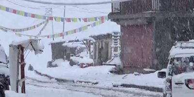 मुक्तिनाथ क्षेत्रमा हिमपात, यात्रामा नजान प्रशासनको आग्रह