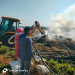 कावासोती–१४ सिमाना चोकमा आगलागी, ५० कठ्ठा बराबरको पराल नष्ट