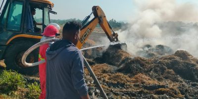 कावासोती–१४ सिमाना चोकमा आगलागी, ५० कठ्ठा बराबरको पराल नष्ट